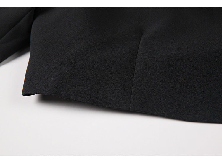 Fashion Short Blazers & High Waist Pants Suits