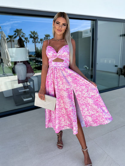 Elegant Midriff Baring Summer Dresses