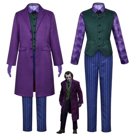 Halloween Batman The Dark Knight Joker Clown Costumes 1308