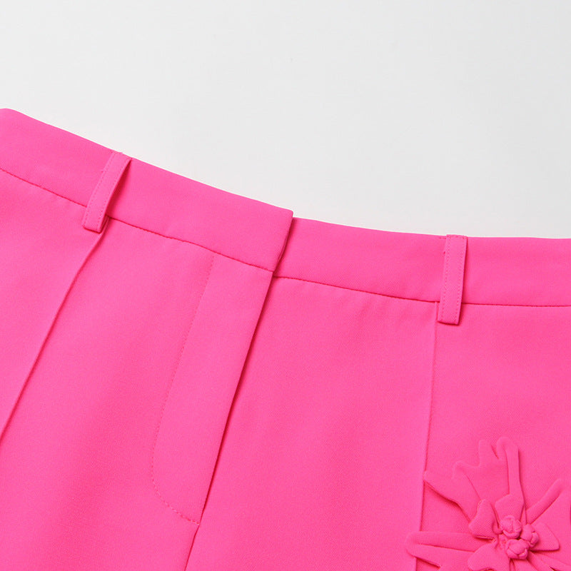 Luxury Designed 3d Floral Blazers & Trumpet Pants