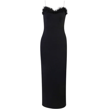 Sexy Strapless Mermaid Black Dresses
