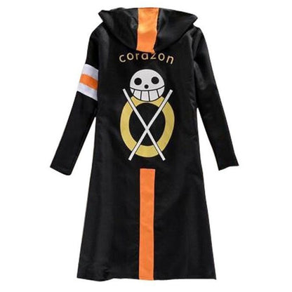 One Piece Trafalgar Three Generation Long Robe Cosplay Costumes 2008