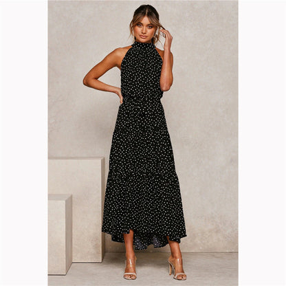 Casual Halter Summer Long Dresses