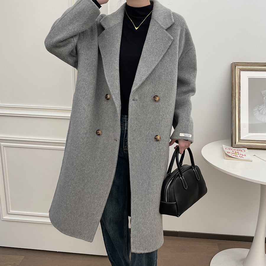 Fashion Women Wool Winter Long Coats