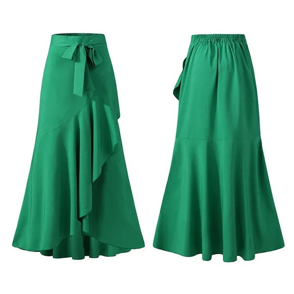 Casual Summer Ruffled A Line Skirts for Women