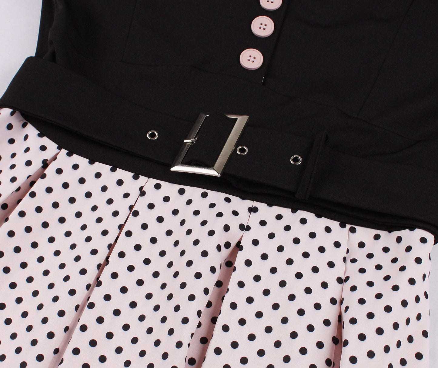Vintage Polk Dot Short Sleeves Dresses