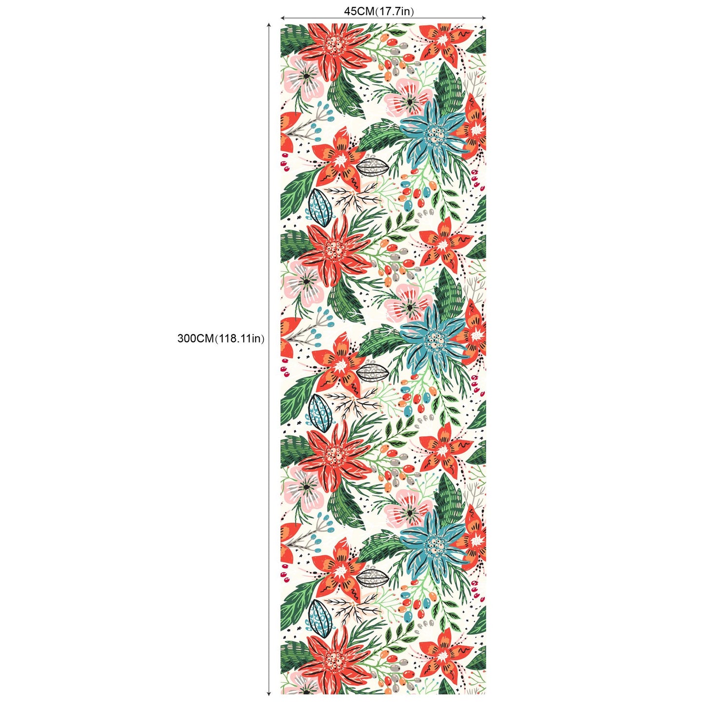 Environmental Friendly Self-adhesive Christmas Wallpaper