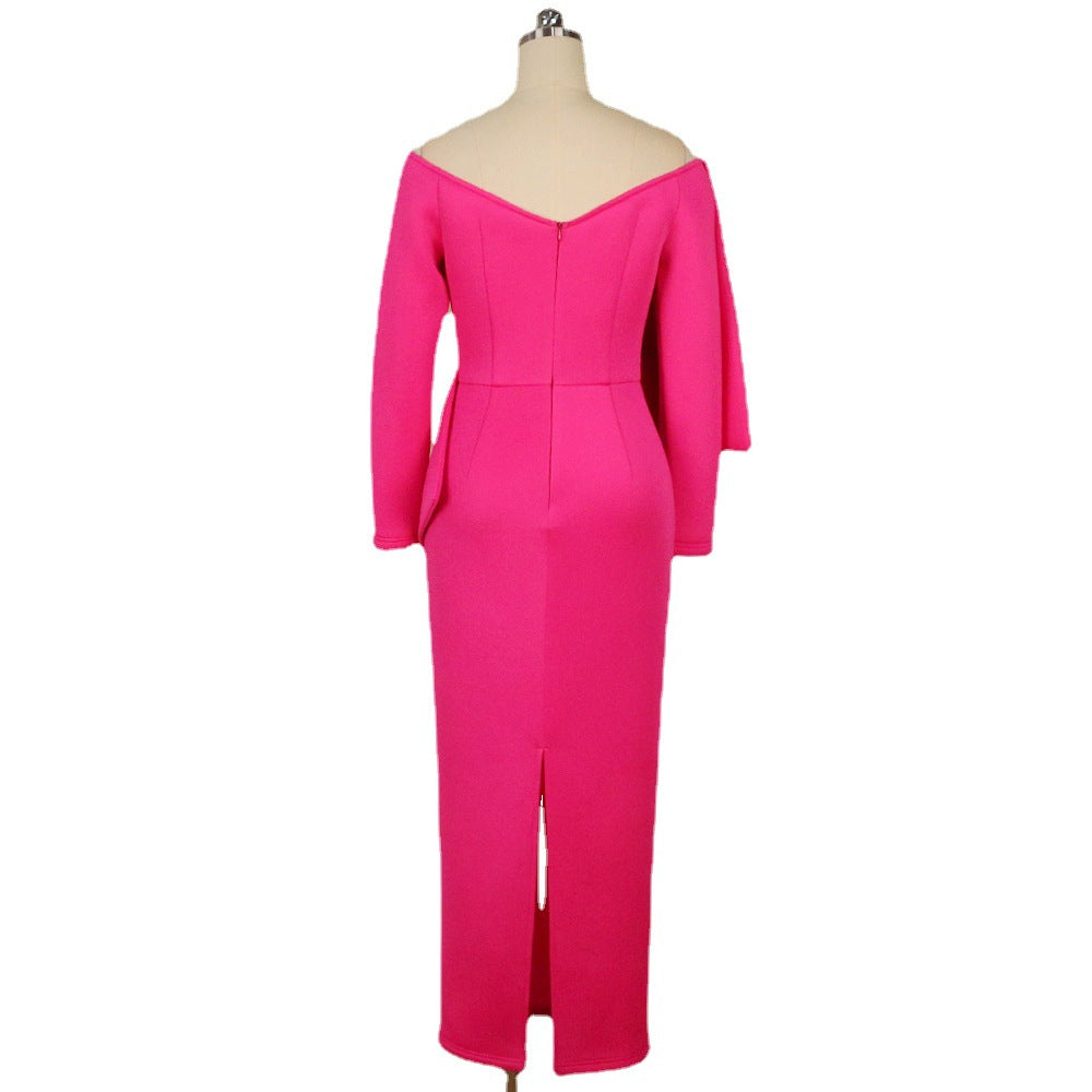 Sexy Bowknot High Waist Plus Sizes Party Dresses
