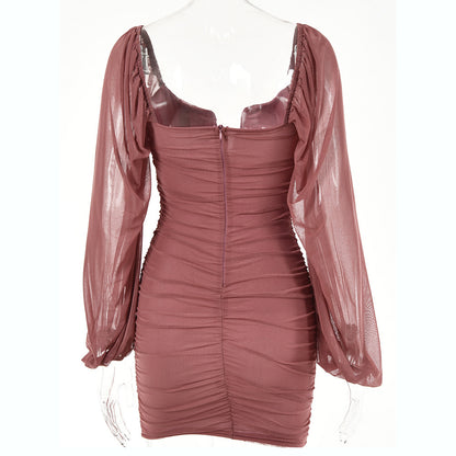 Sexy V Neck Summer Backless Mini Dresses