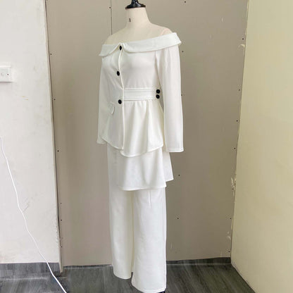 Fashion Blazer Tops and Pants Suits for Women