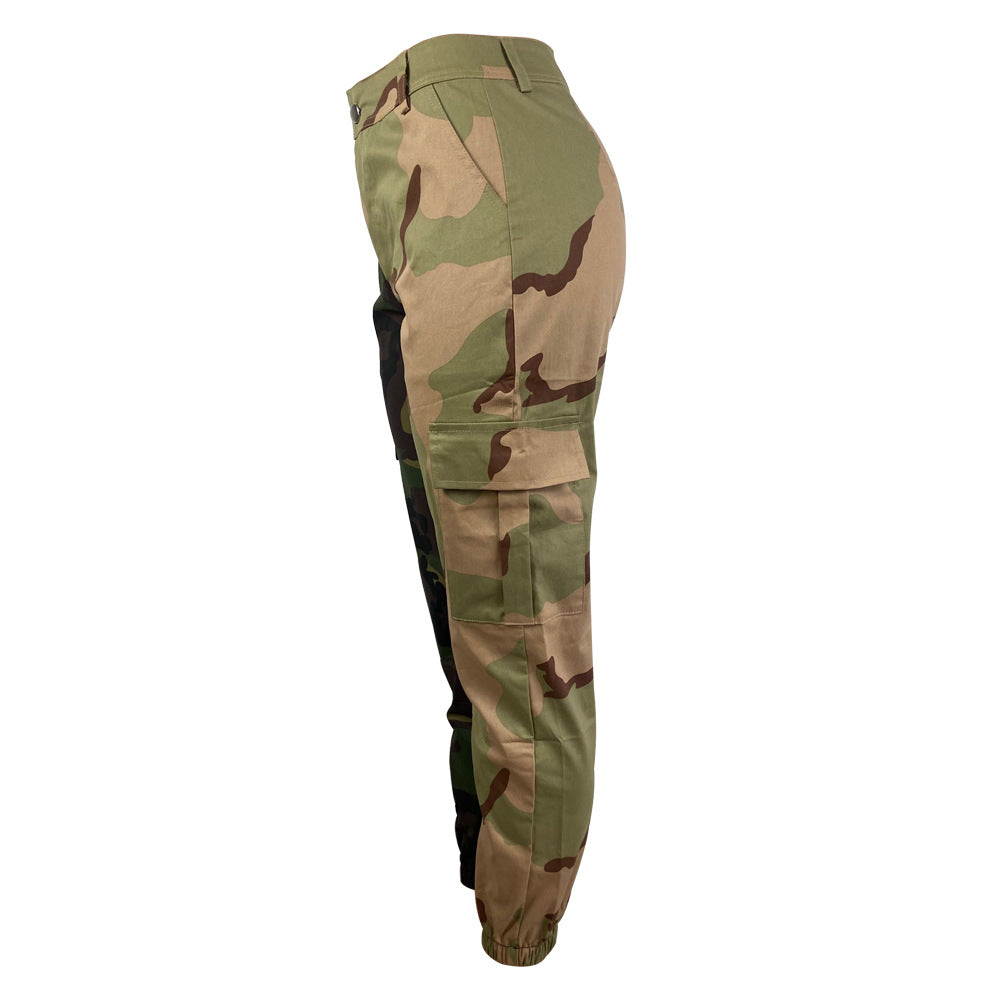 Fashion Popular Camouflage Women Pants