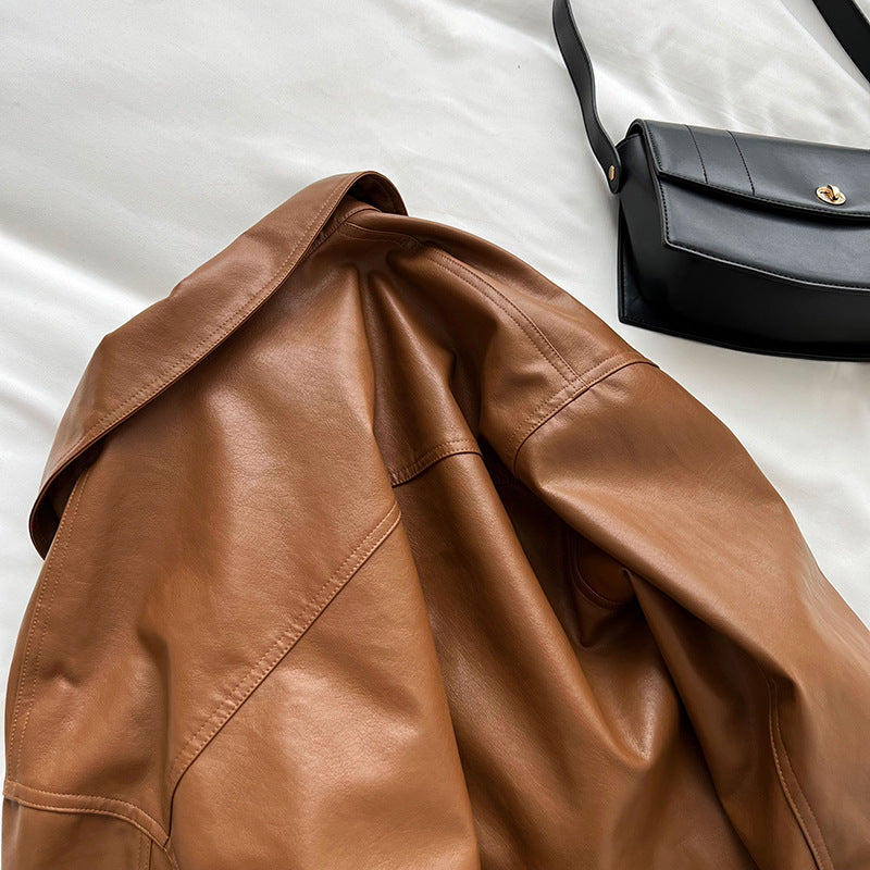 Classy PU Leather Motorcycle Jackets Coats