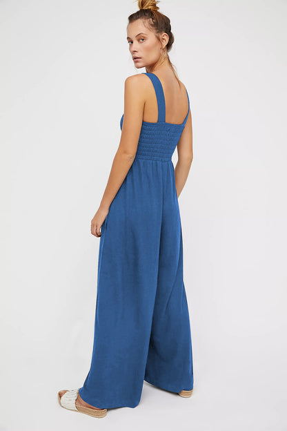 Casual Summer Wide Legs Jumpsuits for Women
