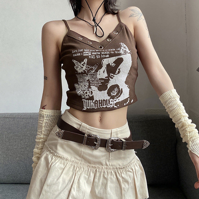 Sexy Coffee Summer Short Tank Tops