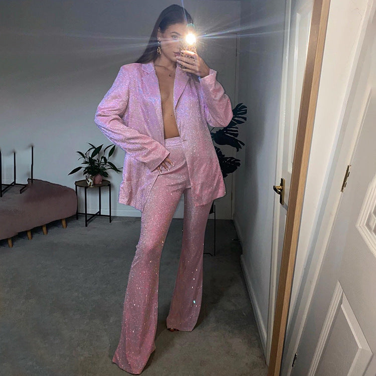 Fashion Sexy Sequined Party Suits for Women