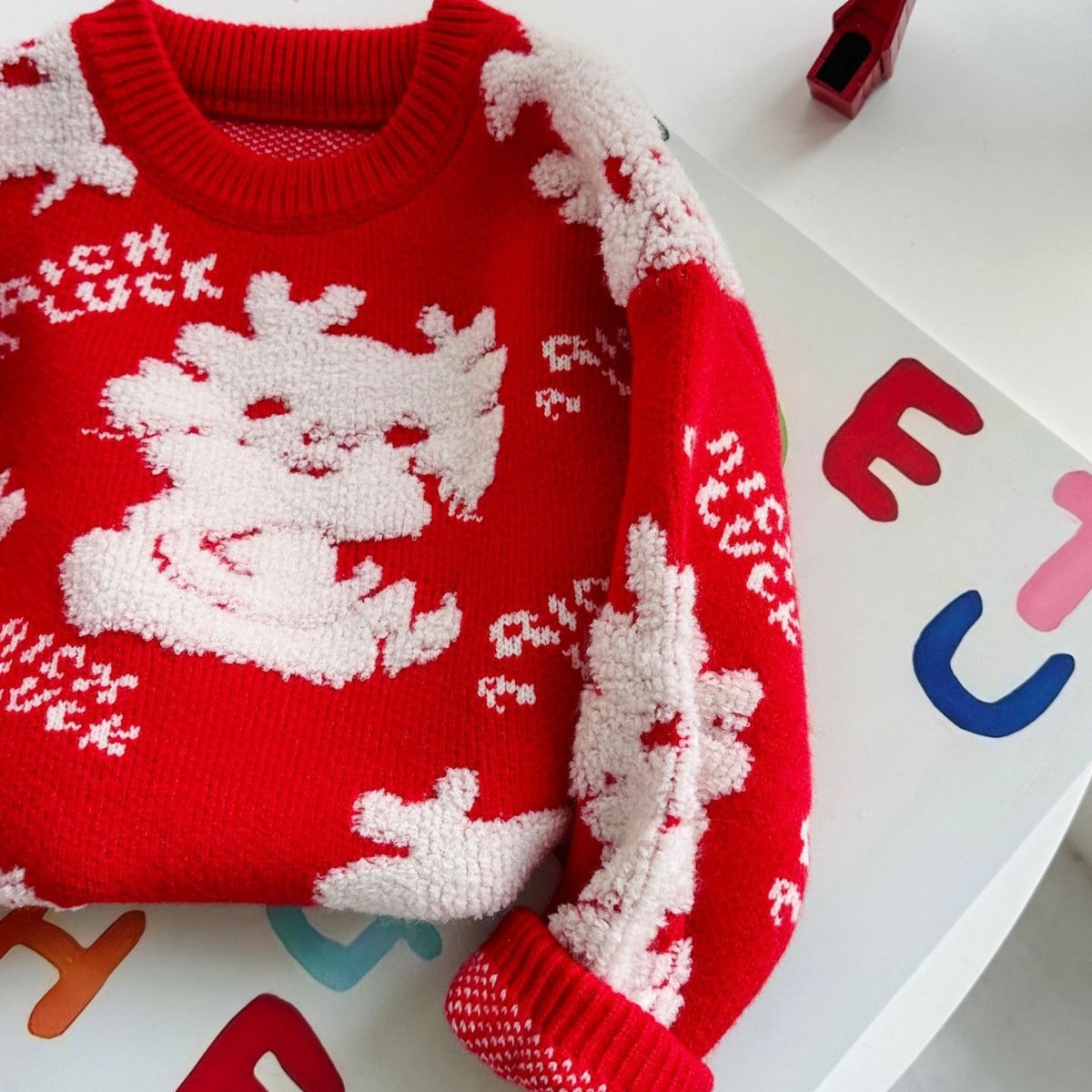 Lovely Knitted Kid's Pullover Sweaters