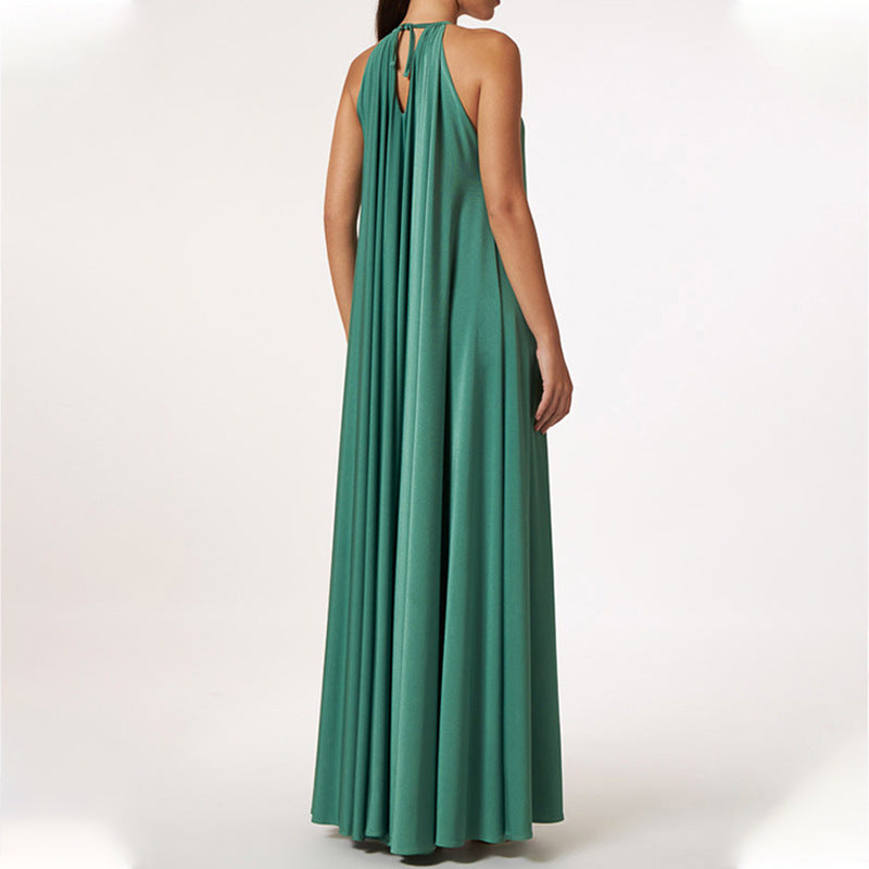 Summer Halter Sleeveless Long Dresses