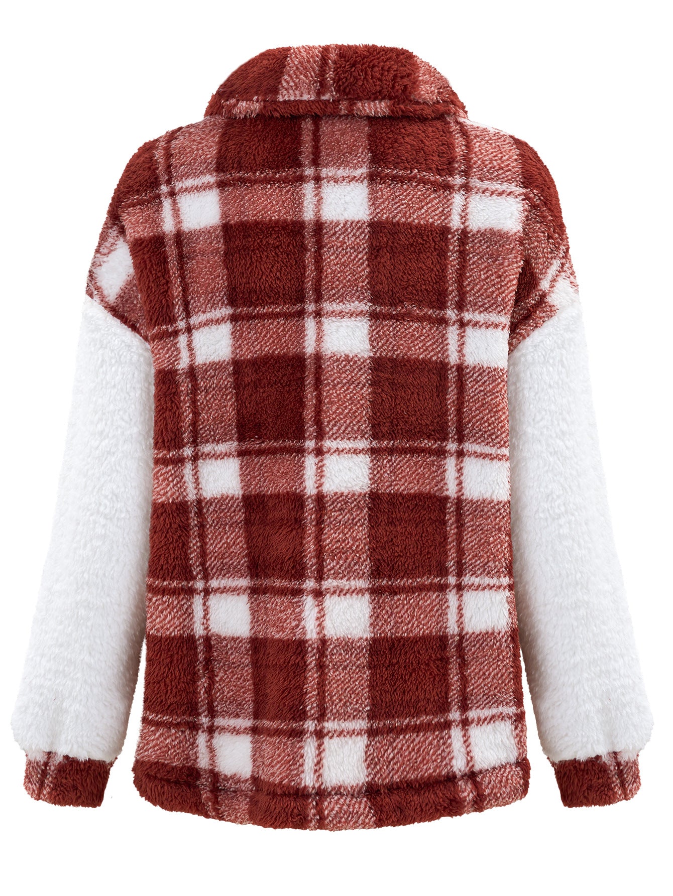 Fashion Turnover Loose Long Sleeves Overcoat