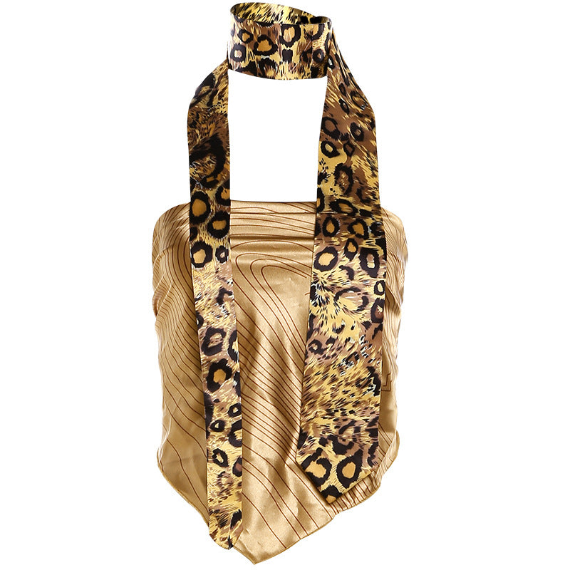 Fashion Backless Midriff Baring Summer Tank Tops