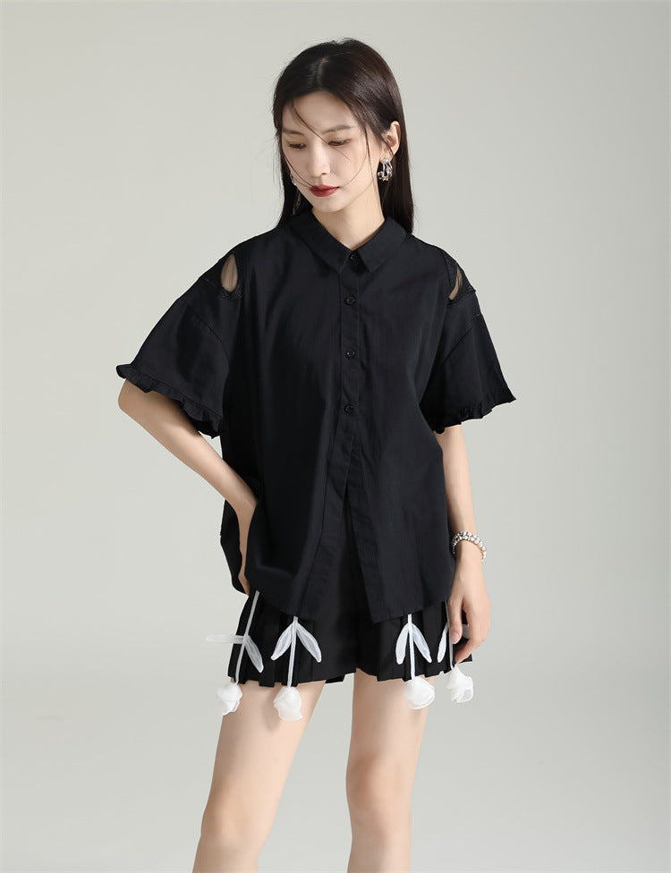 Designed Butterfly Double Sides Summer Shirts