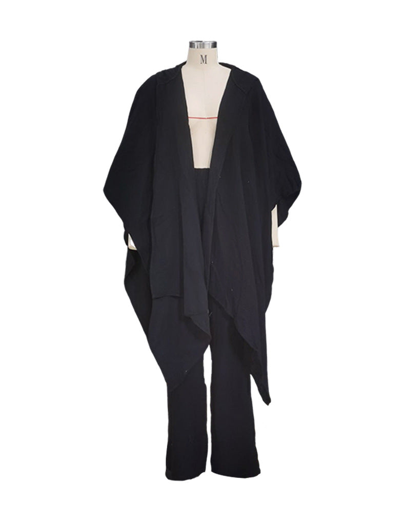 casual linen cotton long sleeves tops and pants