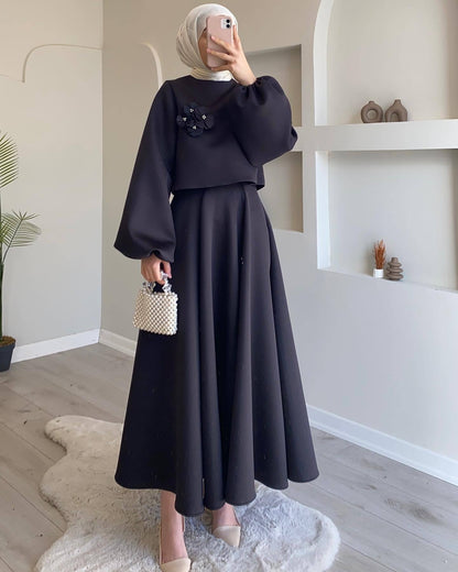 Middle East Women Two Pieces Dresses Sets