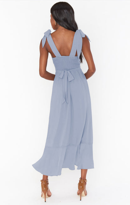Fashion Summer Split Front Midi Dresses for Women
