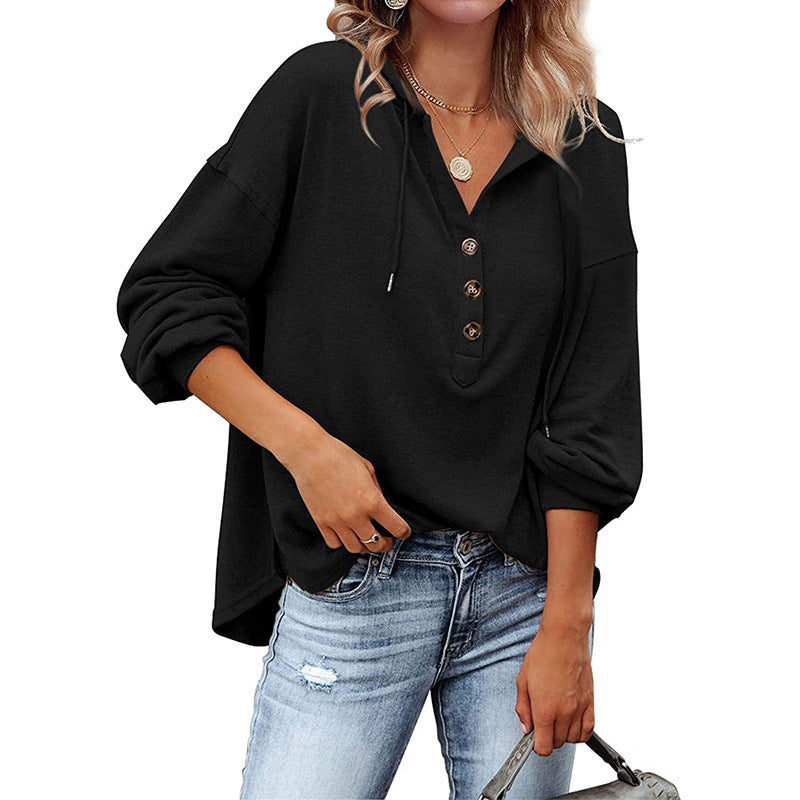 Casual Long Sleeves Hoodies Shirts for Women