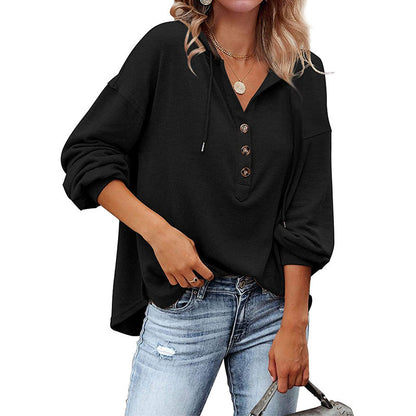 Casual Long Sleeves Hoodies Shirts for Women