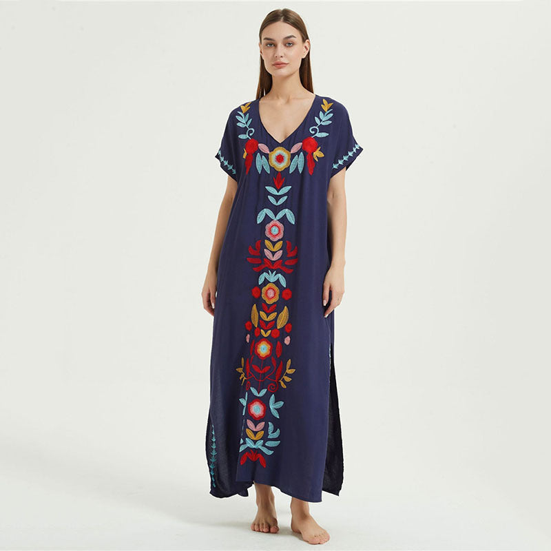 Casual Embroidery Summer Bikini Dresses