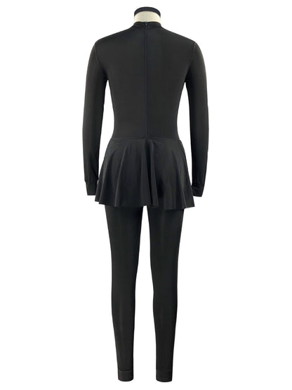Arabic Long-sleeved Sunscreen Fully Enclosed One-piece Conservative Swimsuit