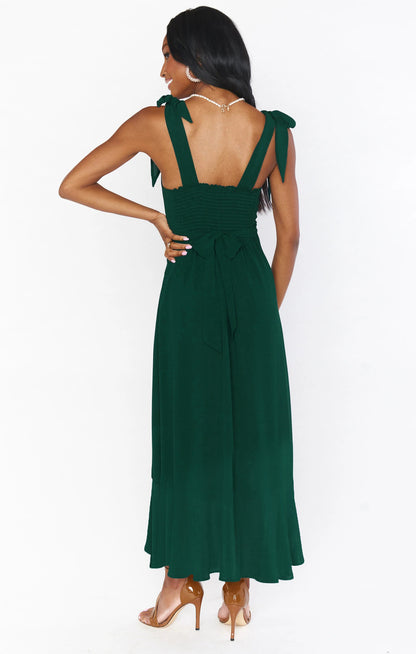 Fashion Summer Split Front Midi Dresses for Women