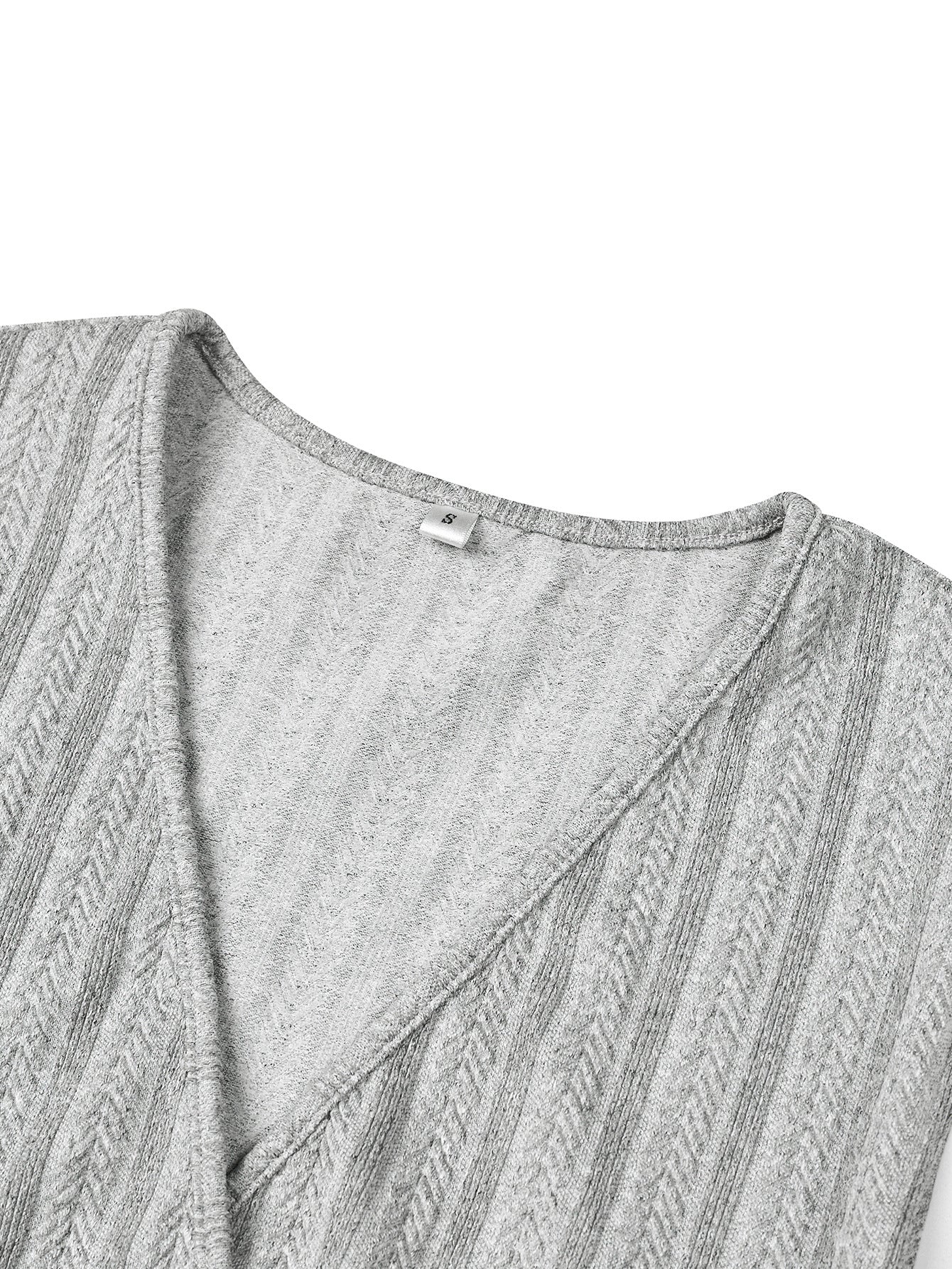 Casual V Neck Women Long Sleeves Fall Tops