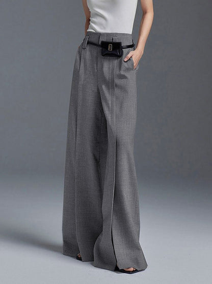 Women High Waist Wide Legs Pants