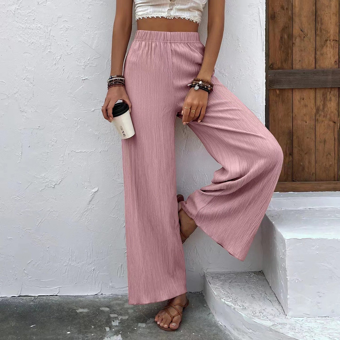 Casual Wide Legs Long Pants for Women