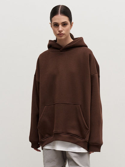 Casual Fall Winter Pockets Hoodies