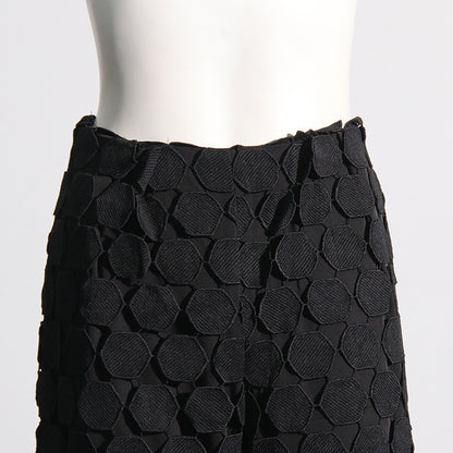 Designed Fashion Round Shaped Wide Legs Pants