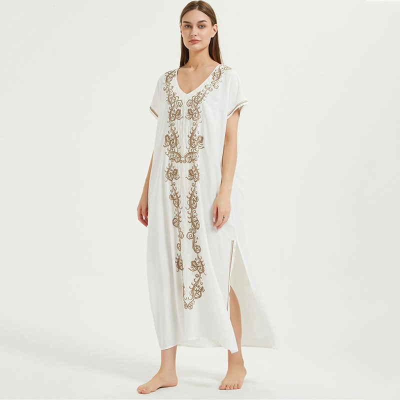 Casual Embroidery Summer Bikini Dresses