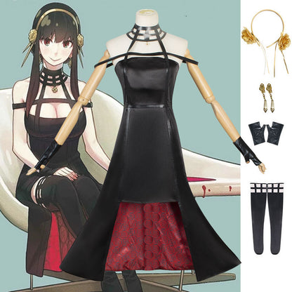 SPY×FAMILY Yor Forger Black Cosplay Wigs