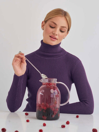 Sexy High Neck Knitted Sheath Sweaters