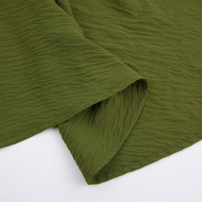 Vintage Designed Green Fall Mini Dresses