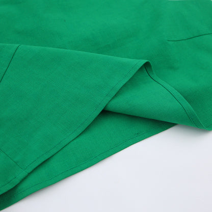 Casual Cotton Linen Sleeveless Tops & Wide Legs Pants