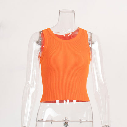 Sexy Summer Short Knitted Tank Tops