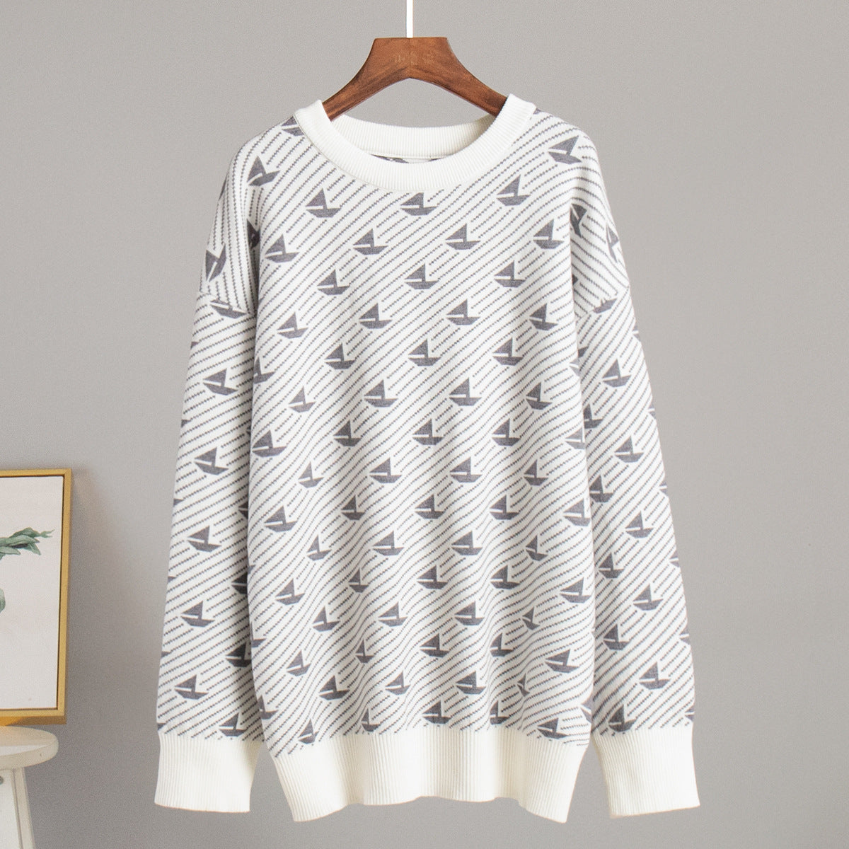 Casual Loose Knitted Pullover Sweaters for Women