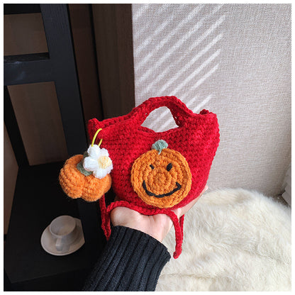 Merry Christmas Santa Claus Handmade Crochet Bags