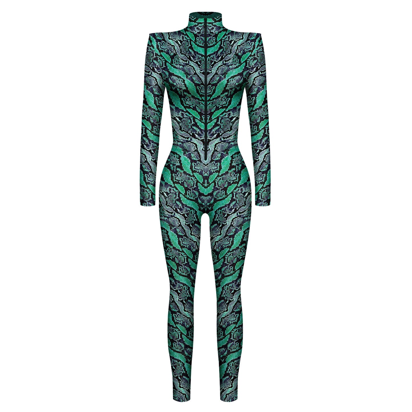 Halloween Skeleton Long Sleeves Jumpsuits Cosplay Costumes