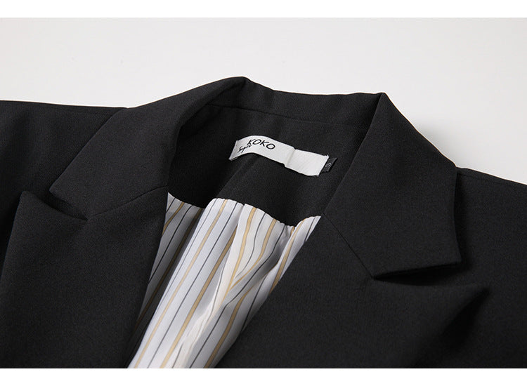 Fashion Short Blazers & High Waist Pants Suits