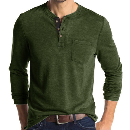 Casual Round Neck Long Sleeves T Shirts