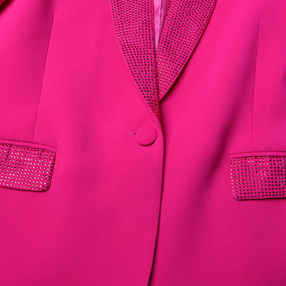 Luxury Designed Feather Blazer Coat for Women
