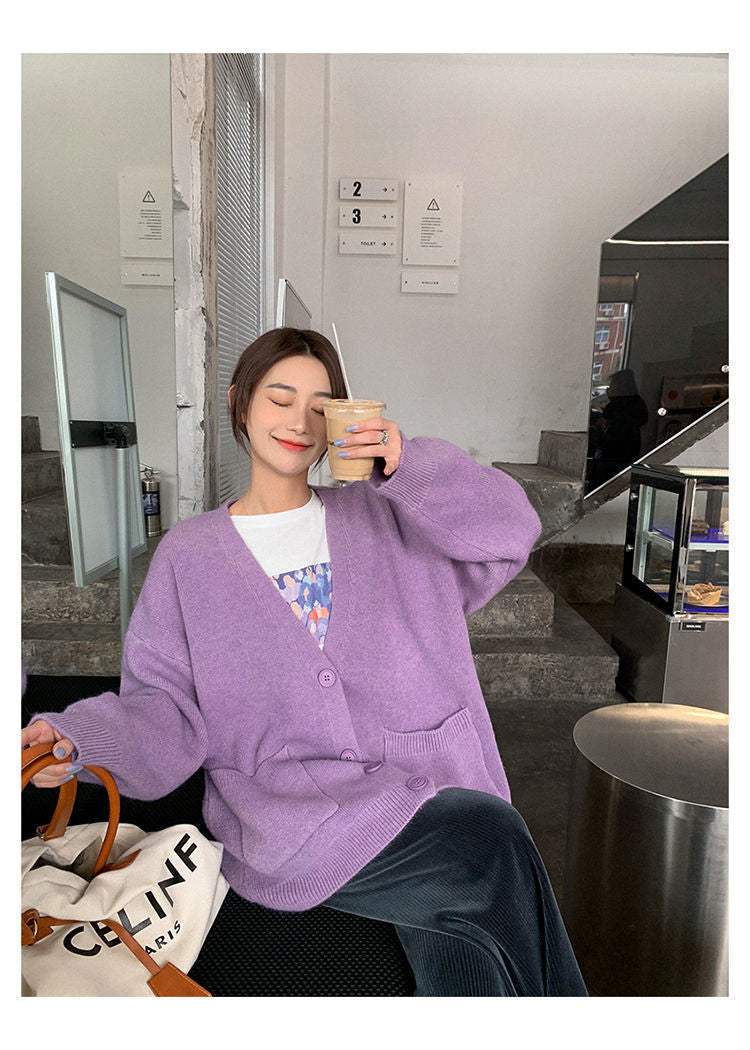 Casual Women Knitted Cardigan Sweaters